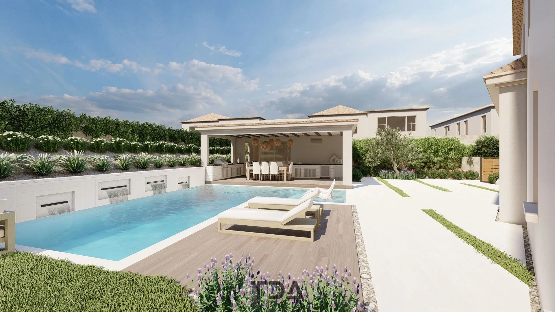 Landscape consultation and site evaluation at a Southern California residence
